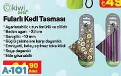 KİWİ FULARLI KEDİ TASMASI KİWİ FULARLI KEDİ TASMASI